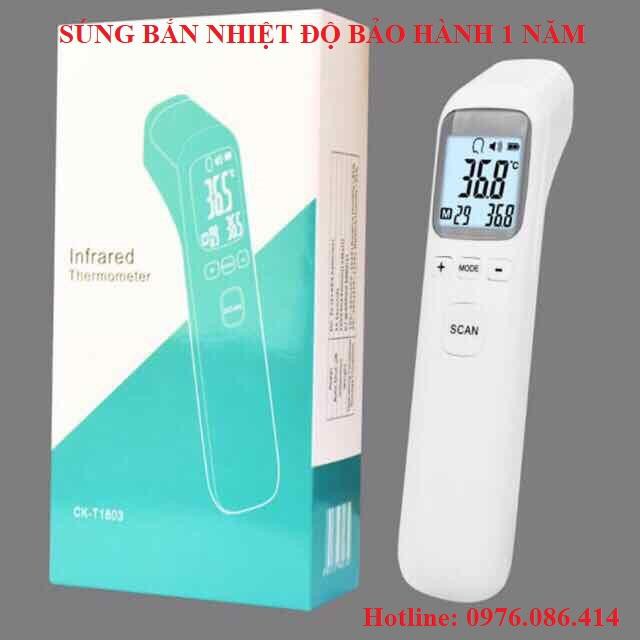 Combo 5 Máy đo nhiệt độ hàng chuẩn loại 1 CKT1803 đo nhanh, chính xác