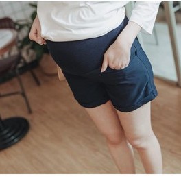 1. Quần Đùi Sooc Chất Umi Cực Mát Siêu Đẹp Size từ s đến 3x Cạp Chỉnh - Bầu Mỹ Ngọc