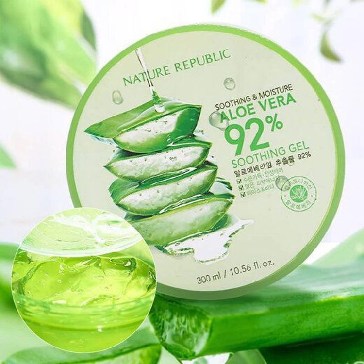 Gel Lô Hội Nature Republic 92% Smoothing &amp; Moisture Aloe Vera