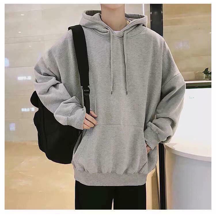 Áo Khoác Hoodie Nỉ Trơn Unisex Basic Fom Rộng Thời Trang Nam Nữ Áo Nỉ Bông | BigBuy360 - bigbuy360.vn