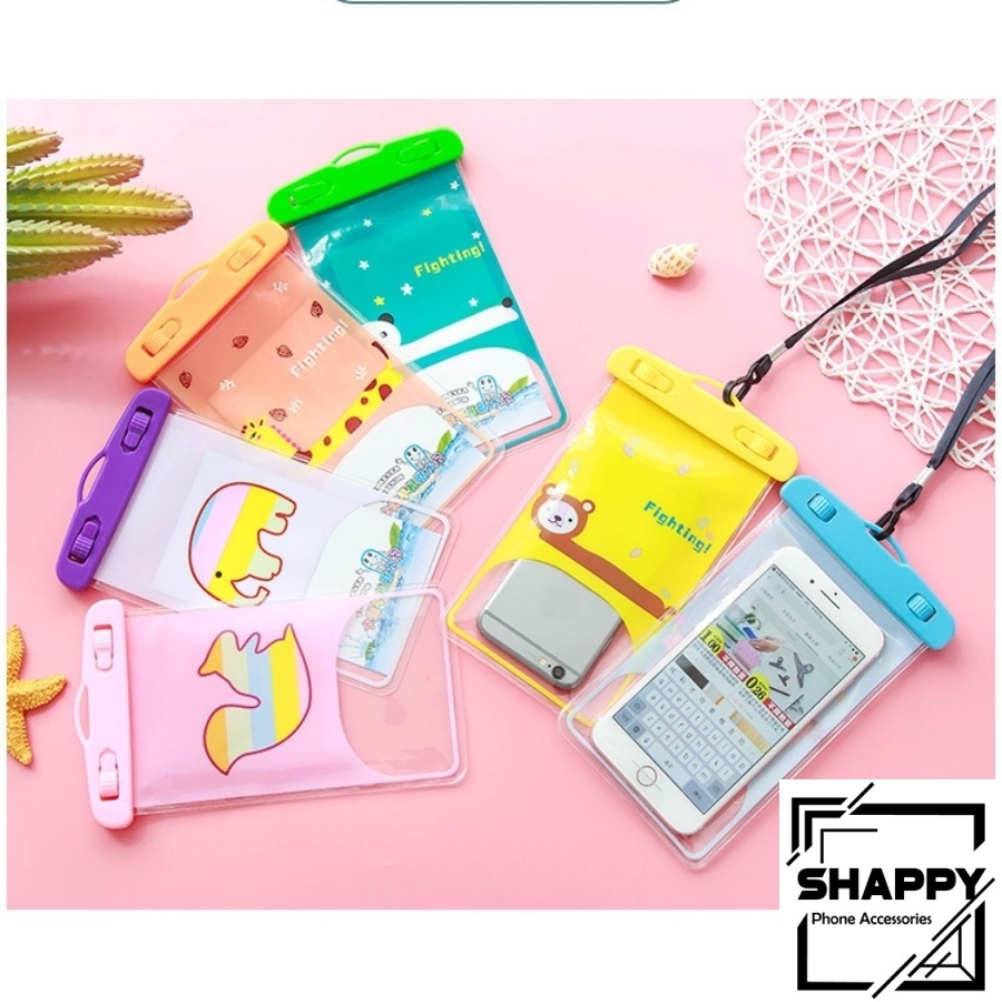Túi Chống Nước Cho Điện Thoại Siêu Dễ Thương - Có Dây Đeo Kèm Theo [Shappy Shop]