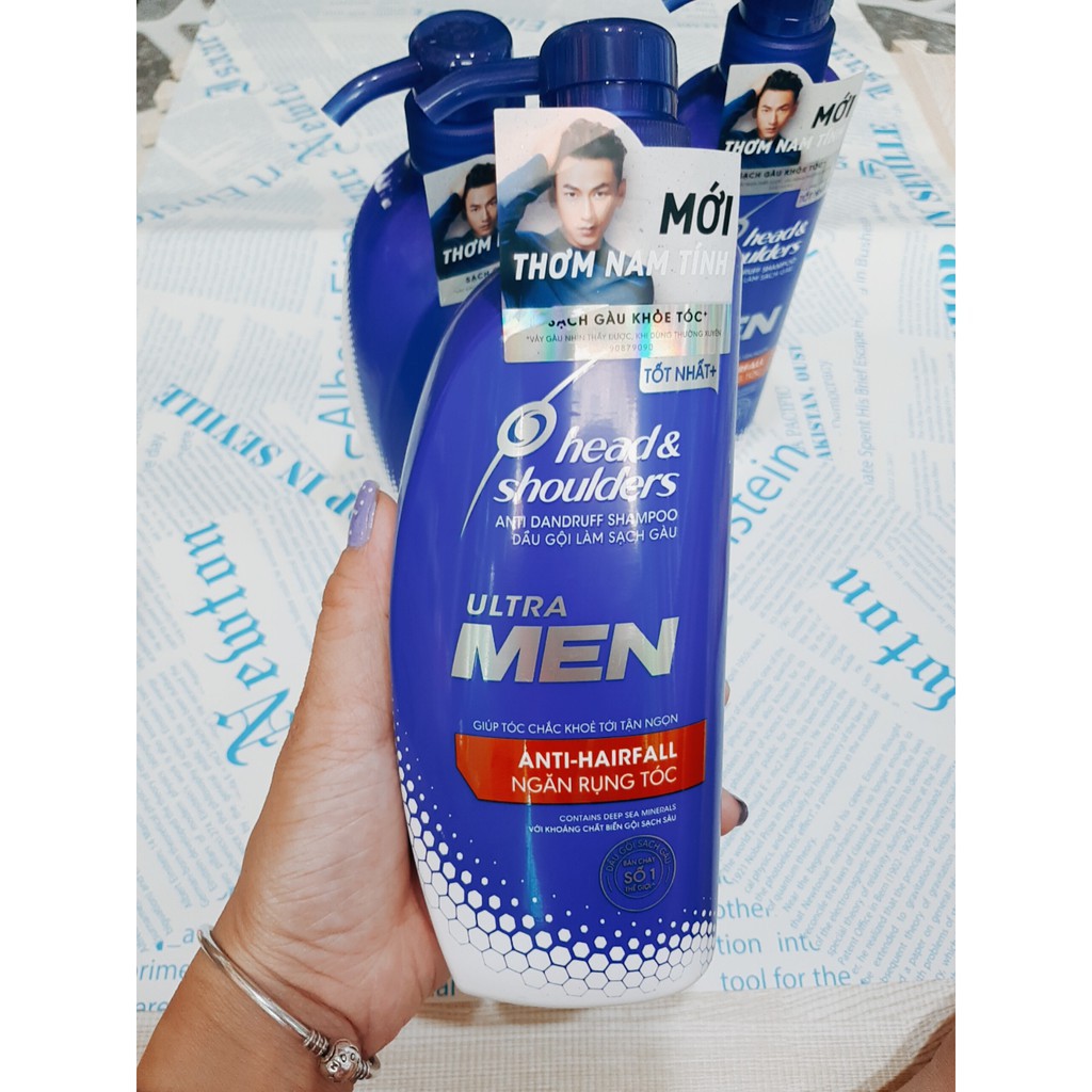 Dầu gội sạch gàu ngăn rụng tóc Head and Shoulder Ultra Men Anti Hairfall 750ml