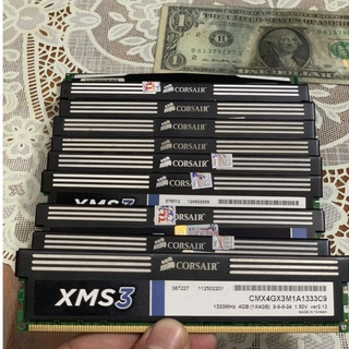 Ram 4G-DDR3-1600/1333 Hiệu COSAIR Tản Nhiệt Màu Đen - Vi Tính Bắc Hải