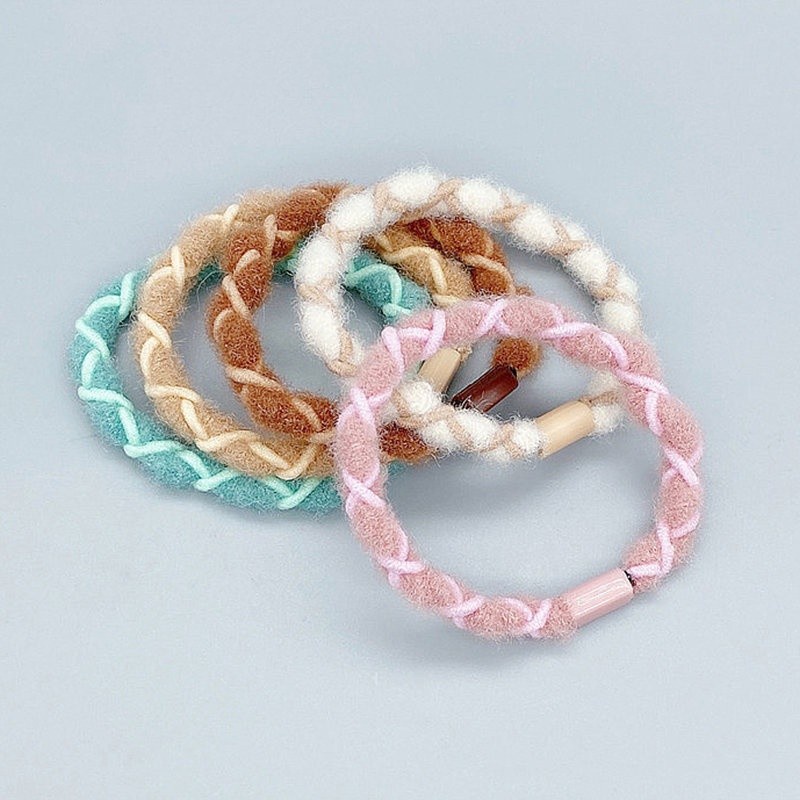 Dây Buộc Tóc Cao Su Co Giãn Bọc Vải Da Dày Dặn