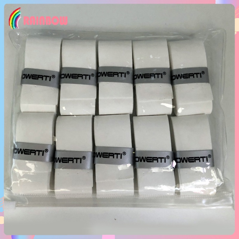 10 Băng Quấn Cán Vợt Tennis Thấm Hút Mồ Hôi