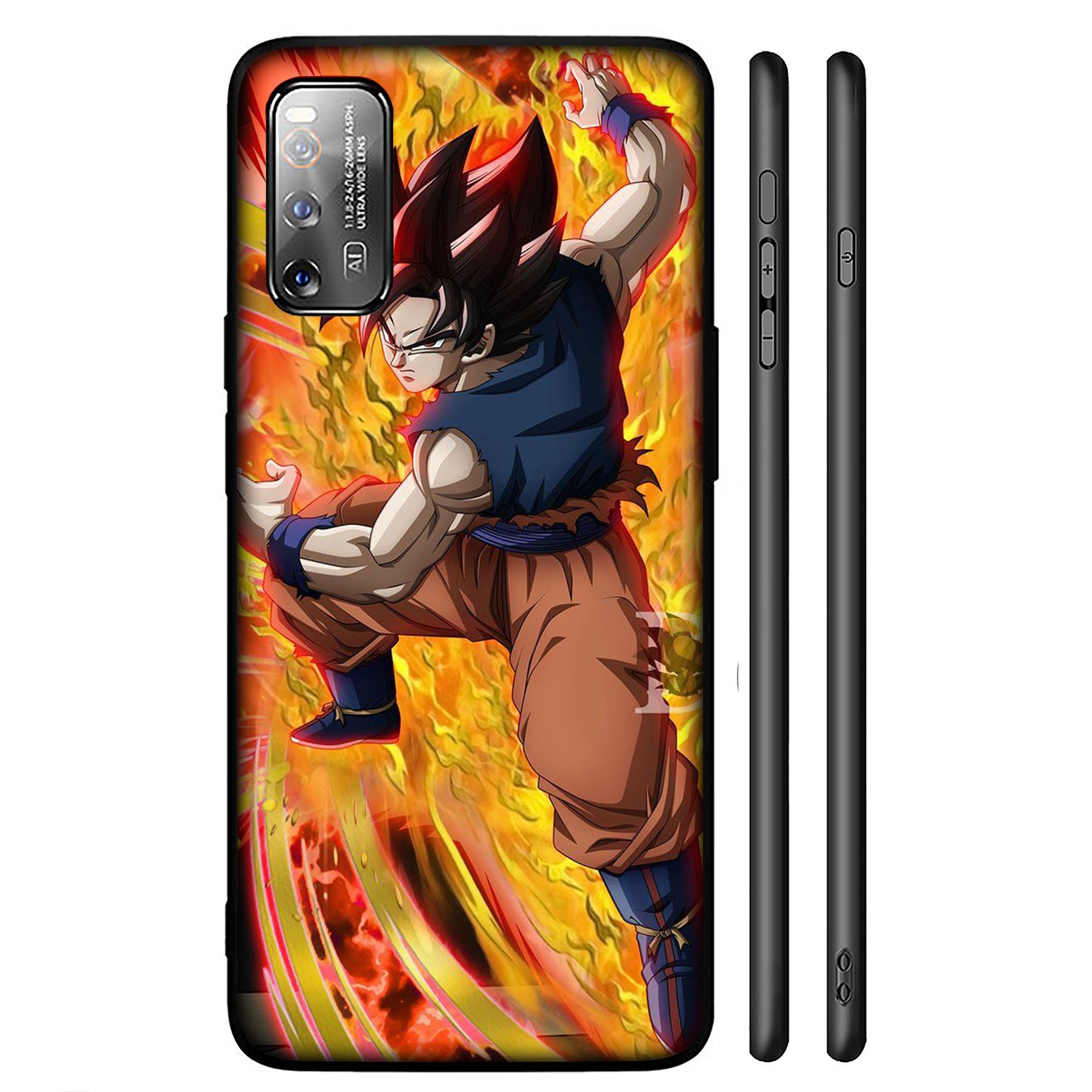 Ốp Lưng Silicone Mềm In Hình Anime Dragon Ball Cho Oppo Realme C17 C15 C12 X3 Xt X2 X7 7 7i Narz 20 Pro