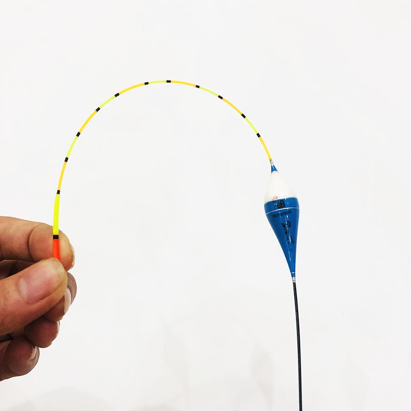 Phao câu cá nano, câu đơn câu đài màu xanh câu cá nhạy, có đủ thông số mã A-006