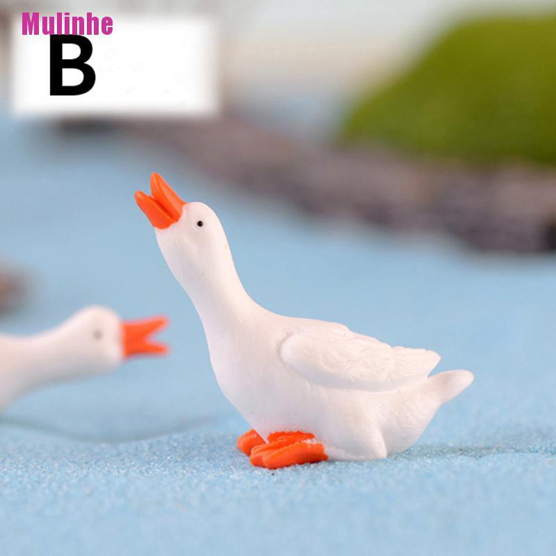 Đồ trang trí Ngỗng Mini Dùng Trang Trí Sân Vườn Độc Đáo