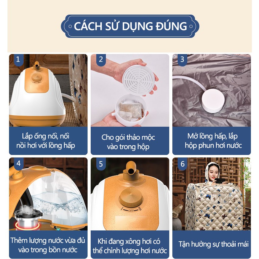 MSG100 - Bung Buồng xông tắm hơi gia dụng toàn thân toát mồ - Cho Detox &amp; Cabin Giảm Cân Bảo Quản Sức Khỏe SPA