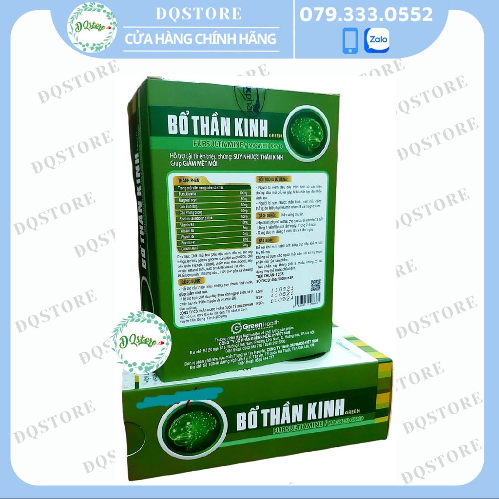 BỔ THẦN KINH GREEN HEALTH