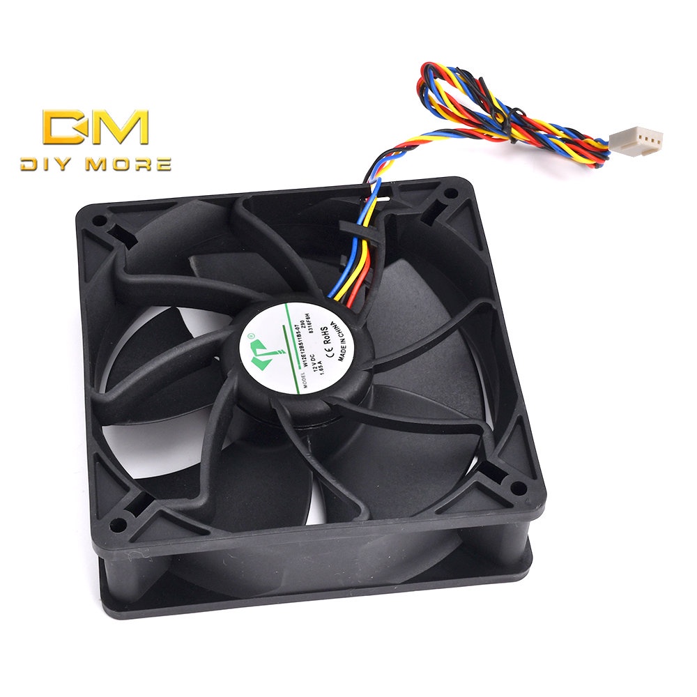 DIYMORE Quạt Tản Nhiệt Bốn / Sáu Quạt Thông Minh 12038 12V 1.65A ant B7 S9 T17