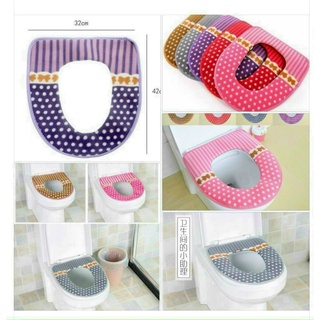Đệm Lót Bồn Cầu Chống Lạnh Mông Mềm Mại - Giặt Được