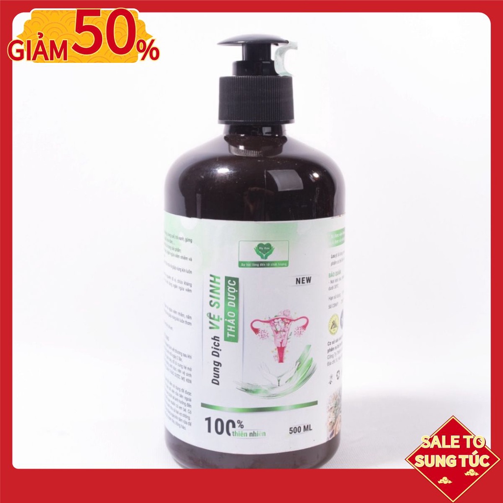 DUNG DỊCH VỆ SINH MẸ KEN-Chai 500ml giảm nấm ngứa khí hư, sạch sẽ thơm tho làm hồng