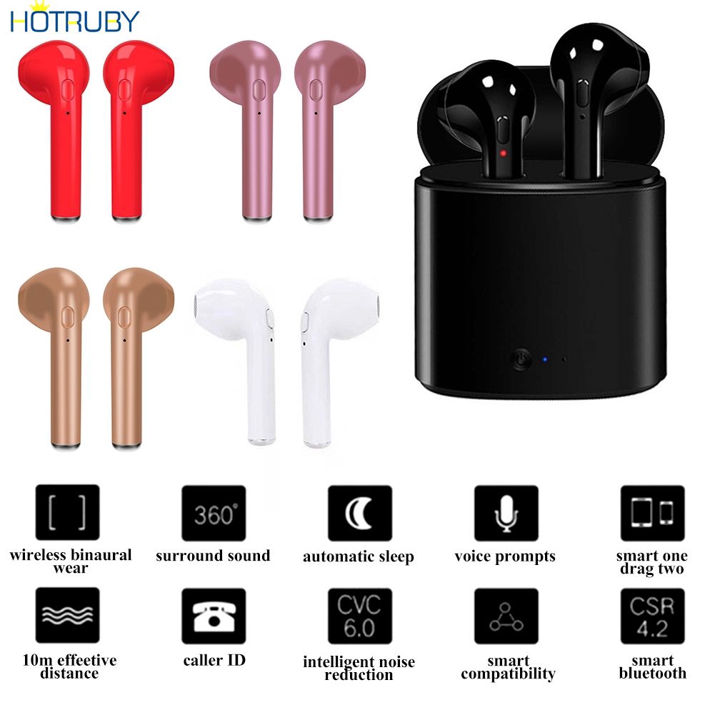 Tai nghe không dây bluetooth 5.0 I7s TWS dành cho iPhone Android Samsung | BigBuy360 - bigbuy360.vn