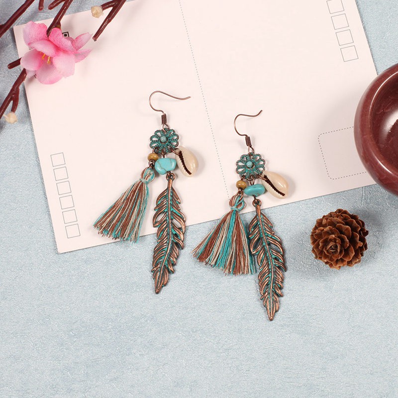 Cặp khuyên tai phong cách Bohemian cổ điển cá tính sang trọng dành cho nữ