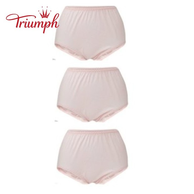 Bộ 3 chiếc quần lót Triumph Blissy 10 midi cotton lưng vừa