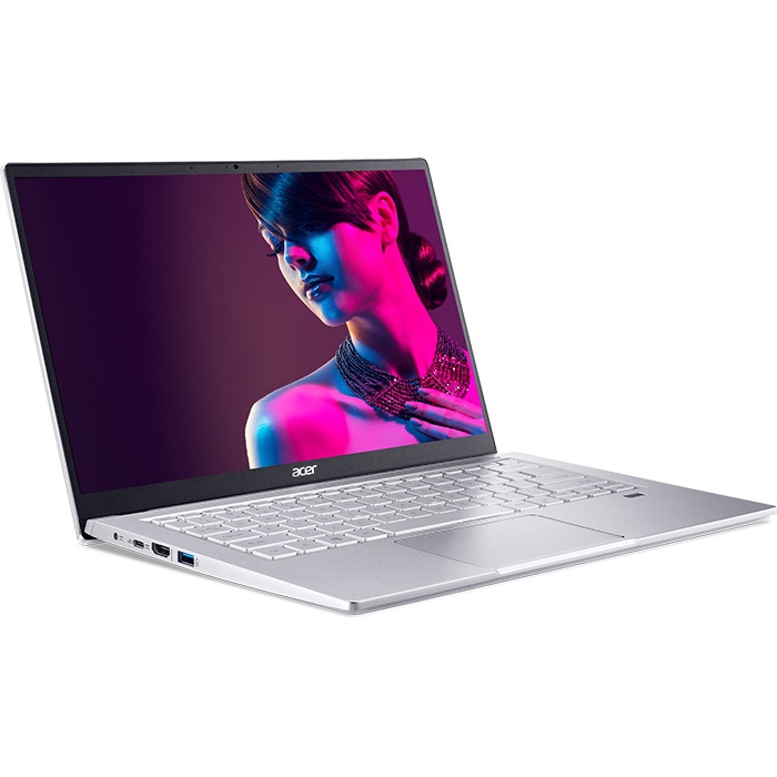 Laptop Acer Swift 3 SF314-43-R4X3/ Bạc/AMD R5-5500U/RAM 16GB/ 512GB SSD/14inch FHD