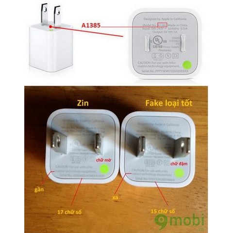 Củ sạc iphone zin chính hãng loại củ vuông sạc được tất cả các loại máy từ ip4 đến ip 11 promax