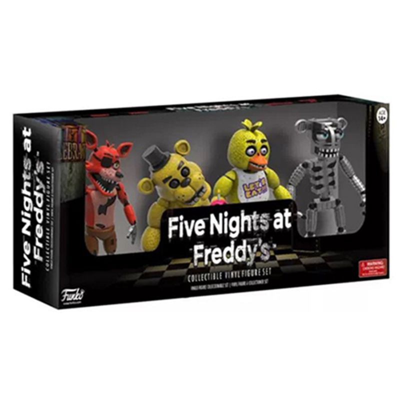 Set 4 Mô Hình Nhân Vật Game Five Nights At Freddy 's Pizza