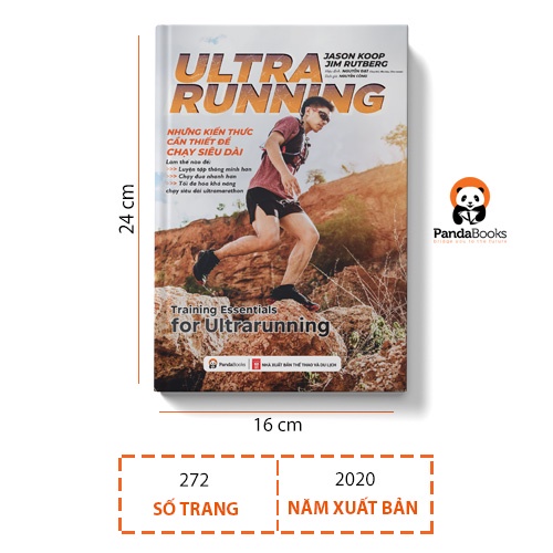 Sách - ULTRARUNNING: Những kiến thức cần thiết để chạy siêu dài - Pandabooks - Sách chạy trail