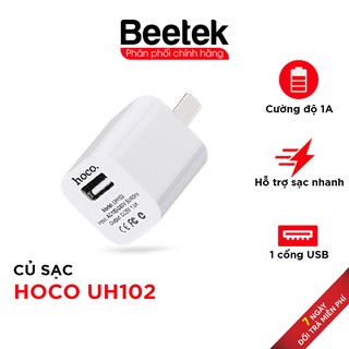 Củ sạc/Cốc sạc tường Hoco UH102 cho Smart phone Table / 1A