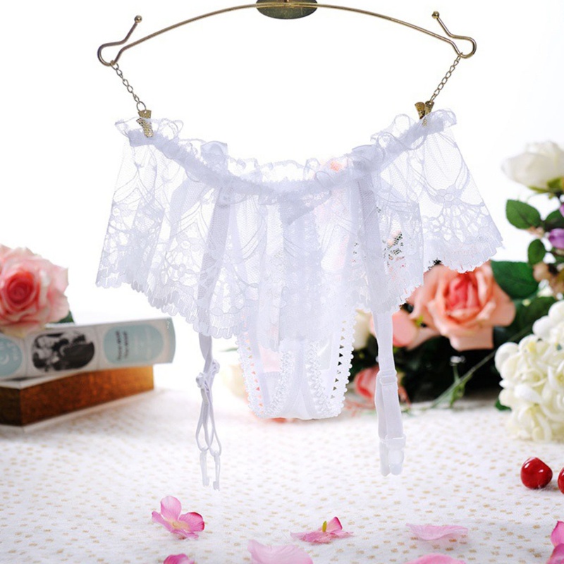 ✿ Bộ Đồ Lót Ren Kèm Nịt Bít Tất Gợi Cảm Dành Cho Nữ