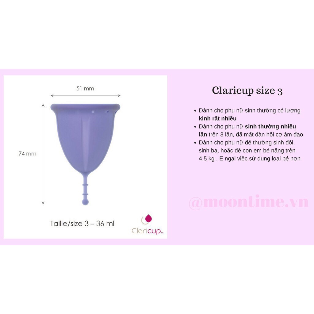 Cốc nguyệt san Claricup