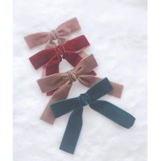 Cột tóc kẹp tóc nơ nhung