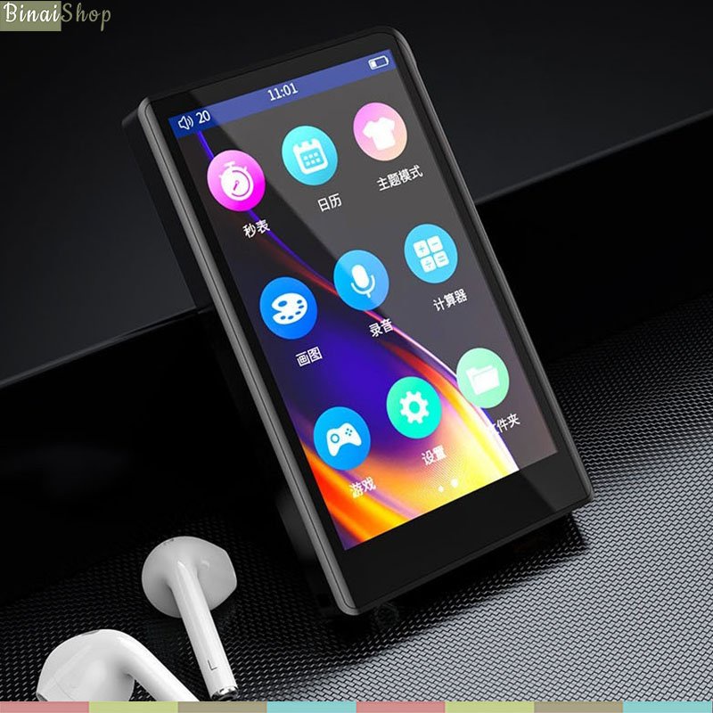 Ruizu H9 - Máy Nghe Nhạc Lossless, Bluetooth 5.0, Màn Hình Cảm Ứng, Xem Video Full HD, Có Loa Ngoài 