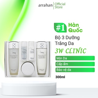 Bộ 3 dưỡng trắng da collagen white skin care items set 150ml - 3w140