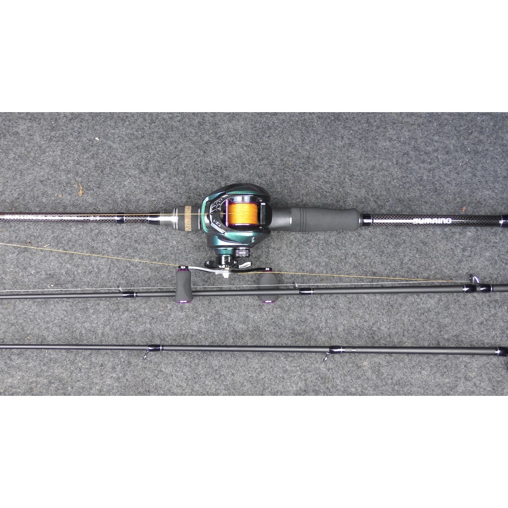 Combo Lure 900K Cần Hunting Black 2m1 và máy PROBEROS và dây Toman