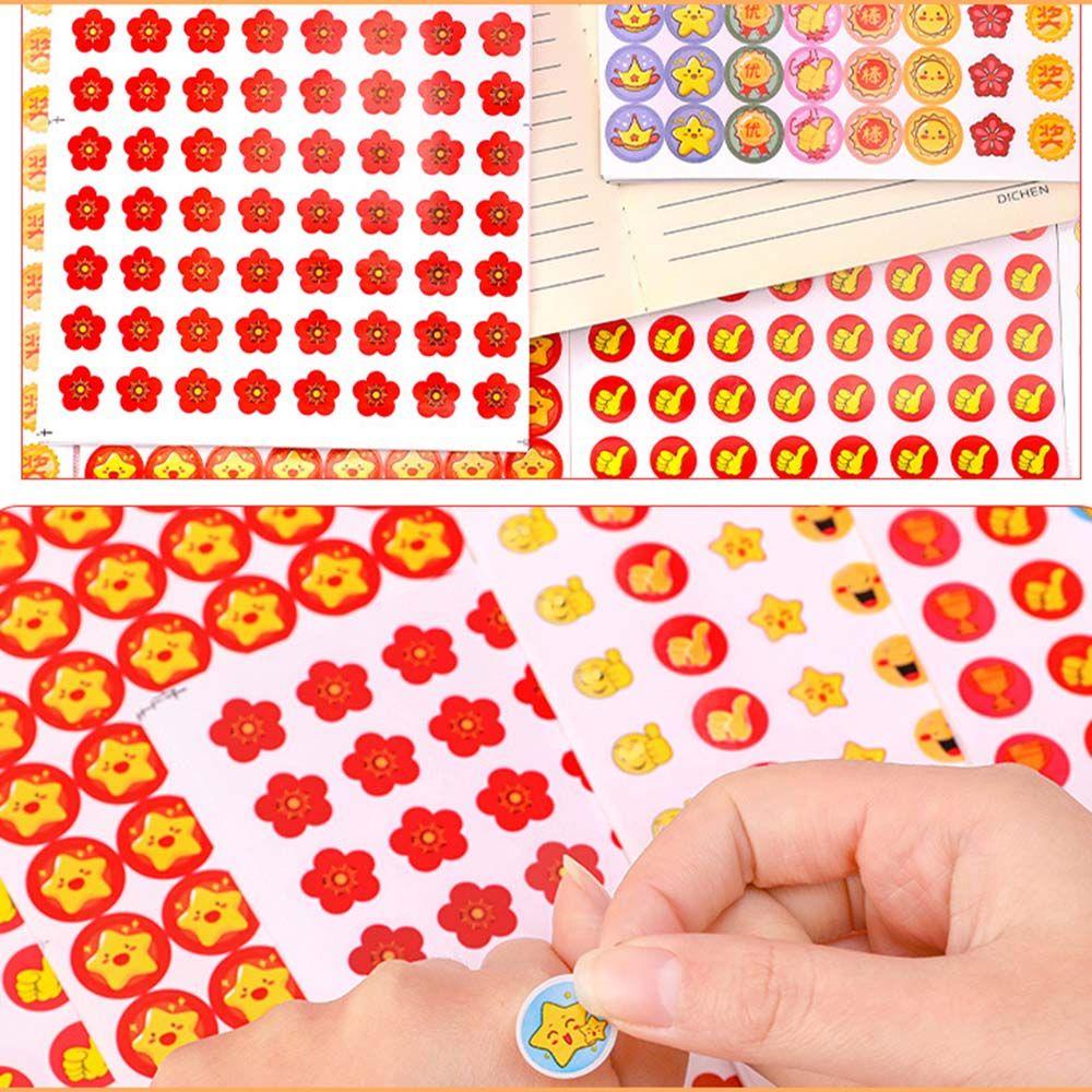 1 Miếng Dán Khen Thưởng Hoa DIY Cho Giáo Viên / Nhật Ký