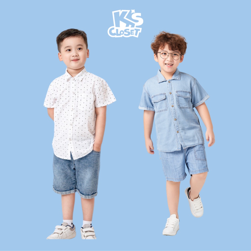 Áo Sơ Mi Cho Bé Trai K's Closet (2 - 14 Tuổi) E052TWS KT081TWS TMMN