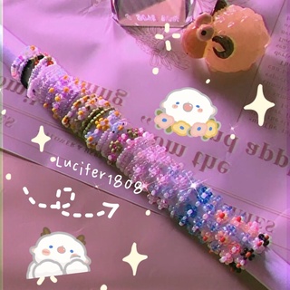 Nhẫn hoa cúc, nhẫn hạt cườm cute hot trend, daisy ring