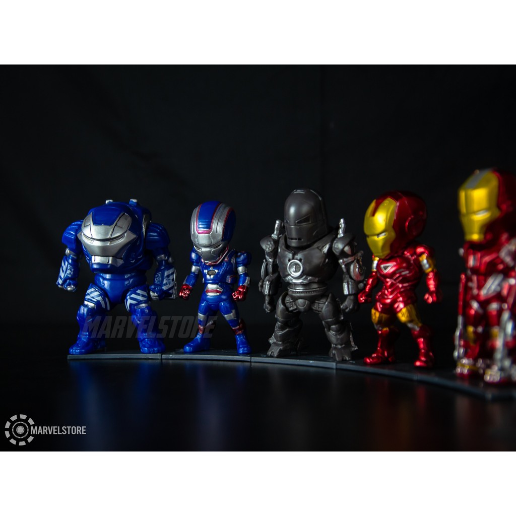 Mô hình Iron man chibi set 5 nhân vật