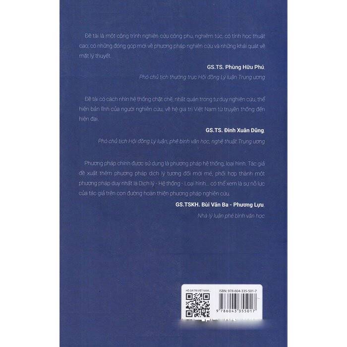Sách - Hệ Giá Trị Việt Nam Từ Truyền Thống Đến Hiện Đại