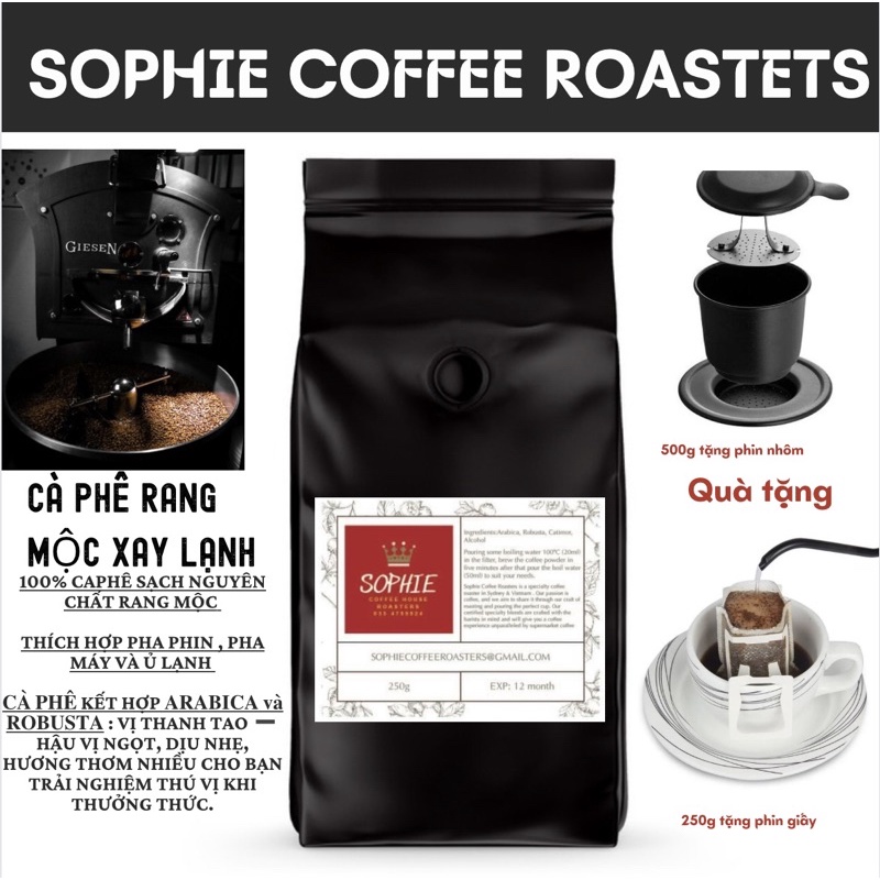 Cà Phê NGUYÊN CHẤT PREMIUM BLEND PHA MÁY 1000g