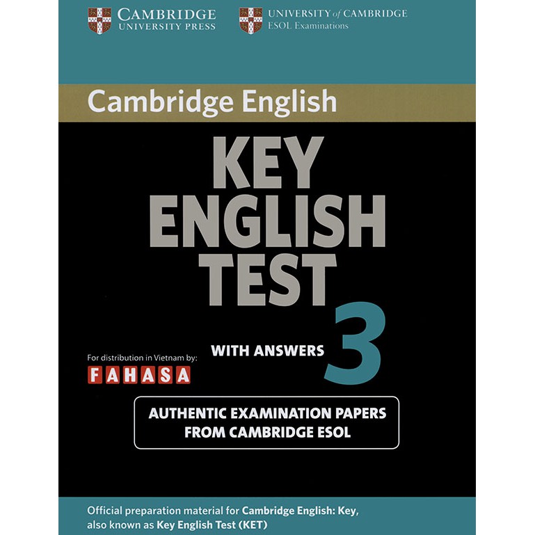 Sách - Cambridge Key English Test (KET) 3