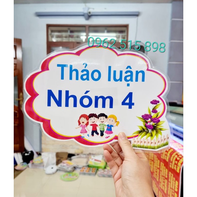 Sét bộ hiệu lệnh A4, In giấy bóng ảnh