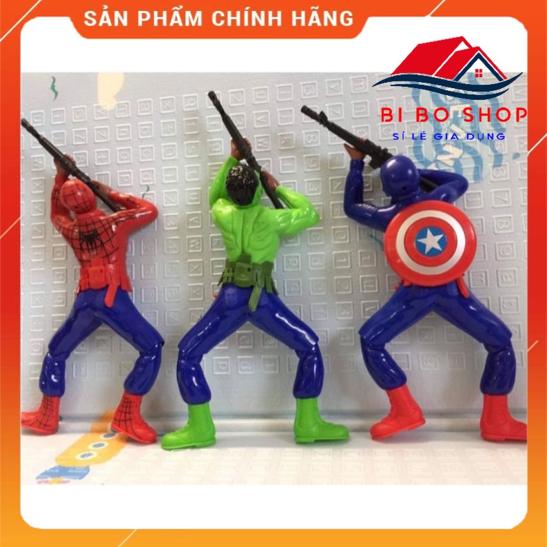 💯💯💯💯 Vỉ đồ chơi siêu nhân biết bò cho bé, người nhện, đội trưởng Mỹ- phát nhạc vui nhộn