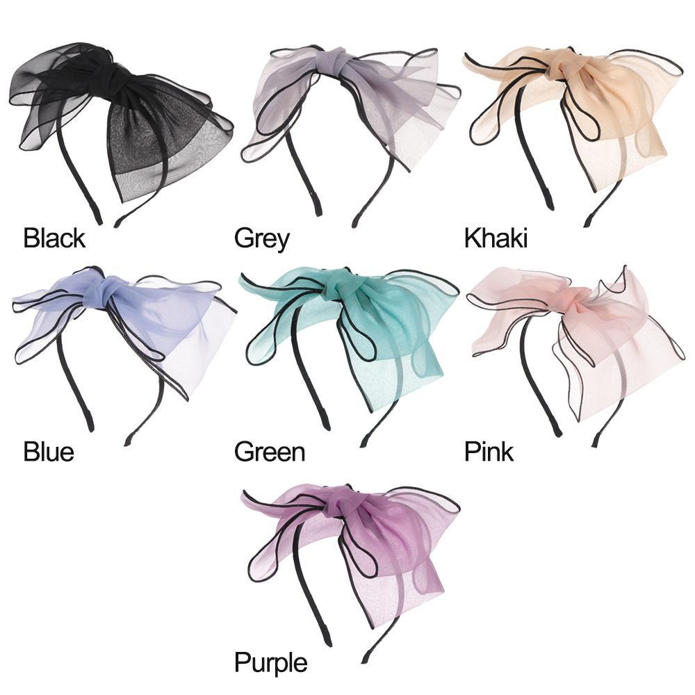 PINEVN Băng Đô Cài Tóc Đính Nơ Ren Lấp Lánh Xinh Xắn Cho Bé Gái