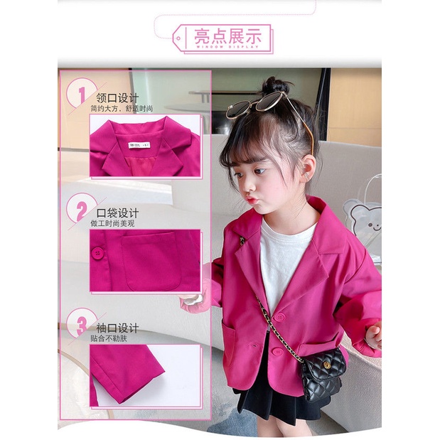 Áo Khoác Cardigan Phong Cách Hàn Quốc Thời Trang Xuân Thu 2022 Mới Cho Bé Gái