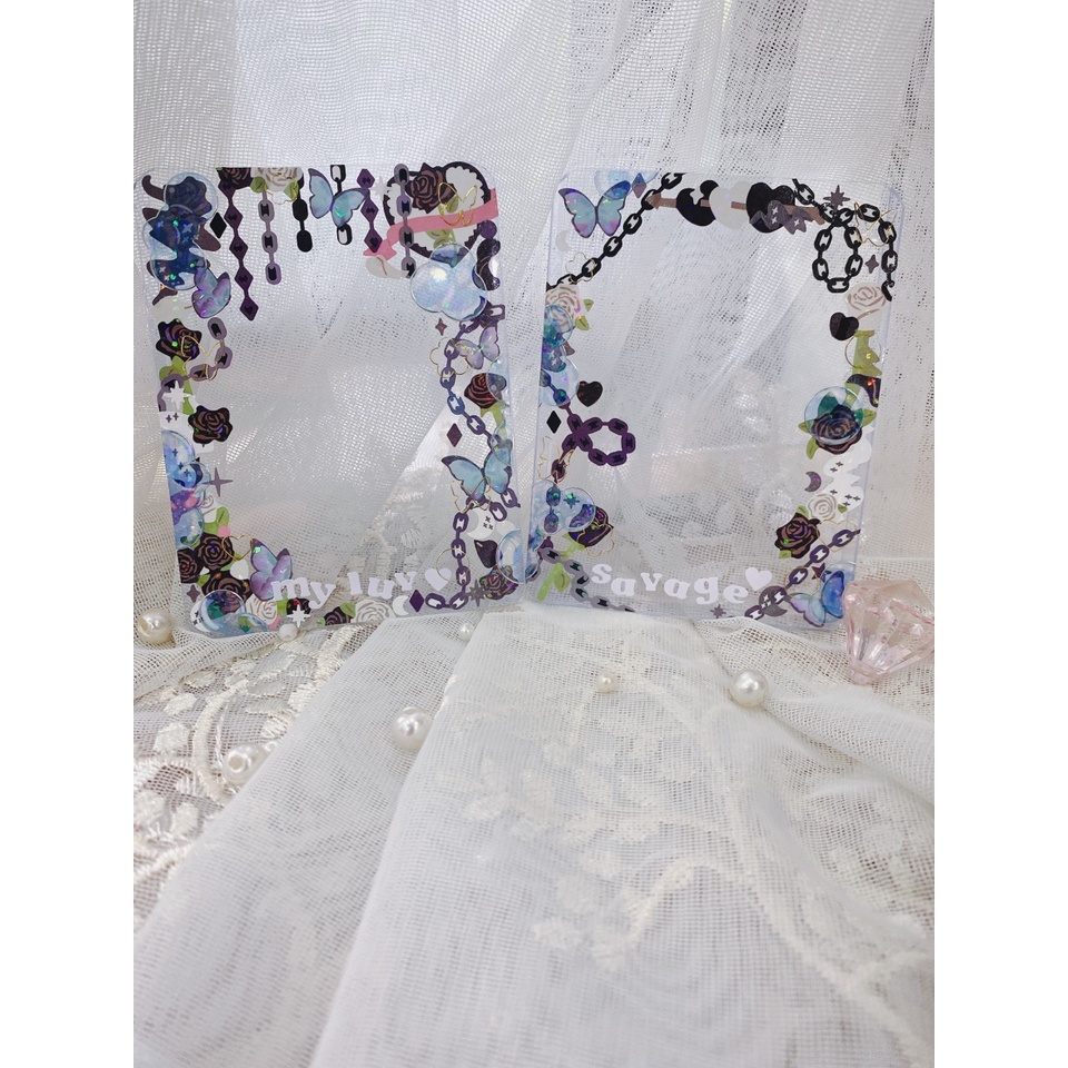 Toploader decor sẵn phong cách dark bling bling| Hanstore_decor