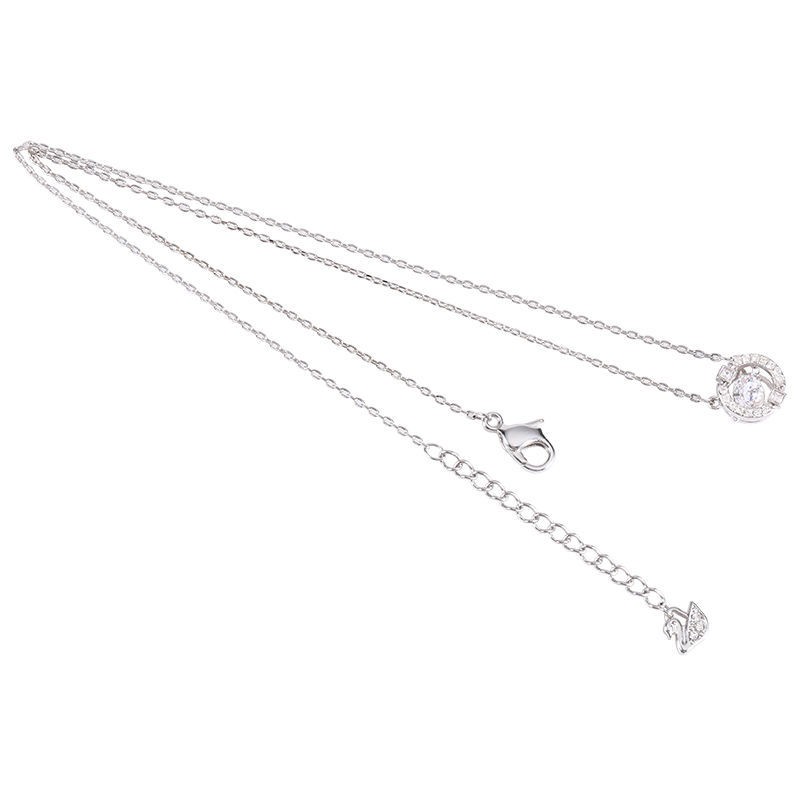 Swarovski Dây Chuyền Mặt Trái Tim Xinh Xắn Cho Nữ