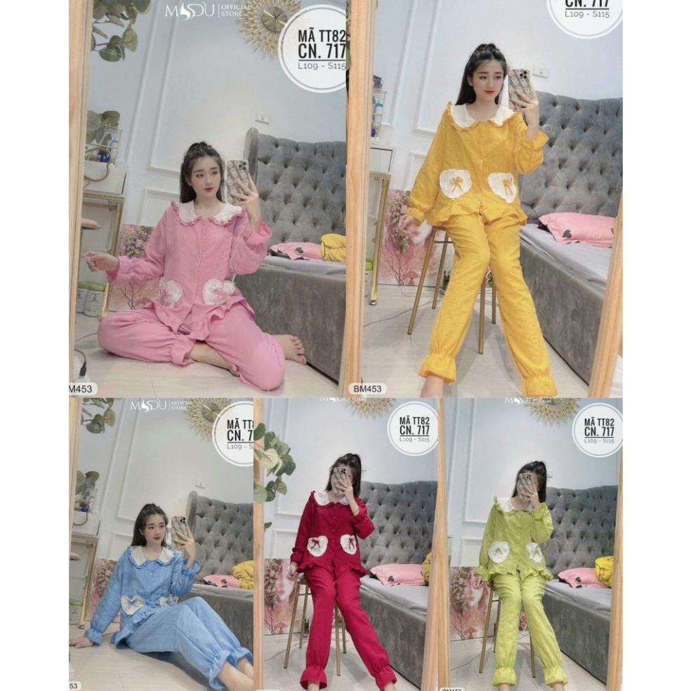 TT82 - SET BỘ - SET ĐỒ BỘ TIỂU THƯ ĐŨI XỐP (HÌNH THẬT 100%)