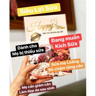 SIÊU LỢI SỮA NGŨ CỐC HAPPY MOM {HÀNG CHUẨN 100%}
