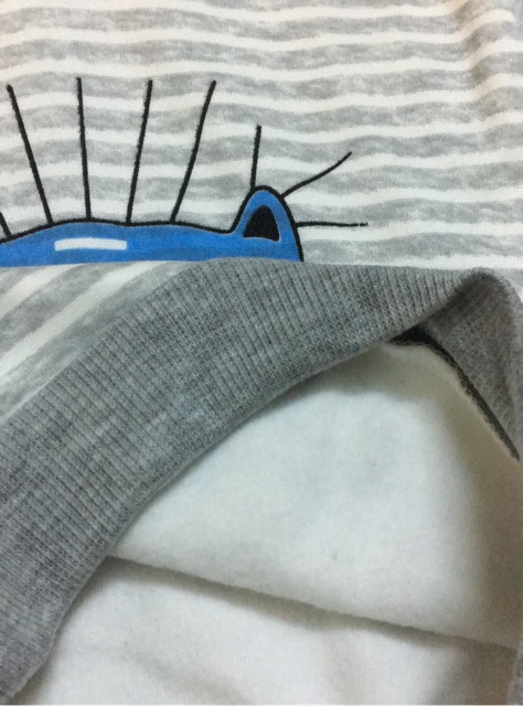 Bộ nỉ lót lông kẻ Áo HOODI