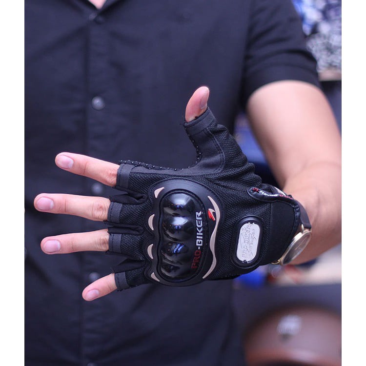 Găng Tay Probiker Xe Máy Cụt Ngón Có Gù Bảo Vệ Găng Tay Đi Phượt Găng Tay Chống Nắng Hàng Loại 1 Cao cấp
