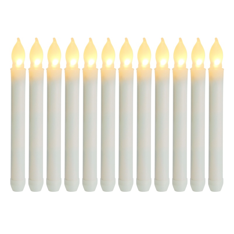 Set 12 Đèn Led Điện Không Khói Trang Trí Lễ Hội / Năm Mới