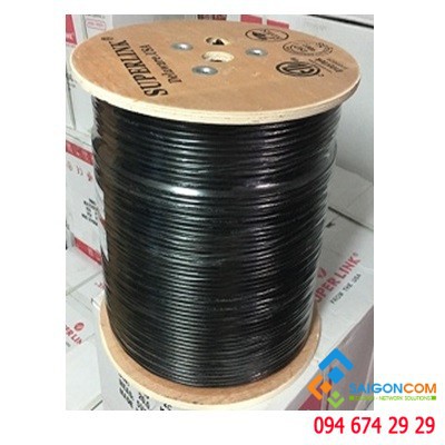 Cáp đồng trục RG59+2C có 2 lớp chống nhiễu dùng đi ngoài trời